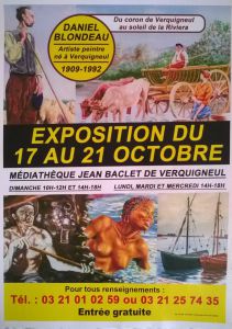 2015 Exposition personnelle Des œuvres de Daniel Blondeau à Verquigneul
